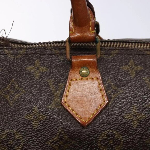 LOUIS VUITTON Monogram Speedy 35 Hand Bag - Picture 11 of 16